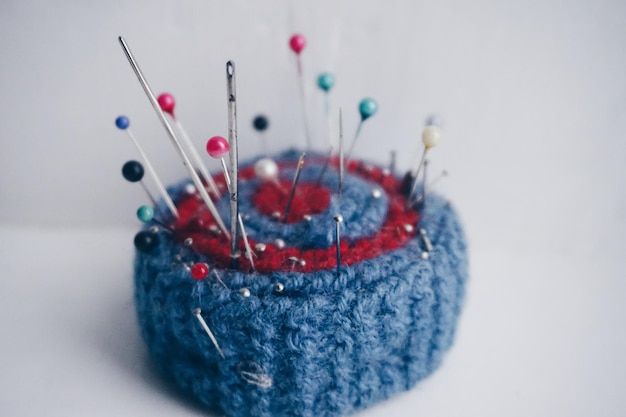 haft - detal nici i igły